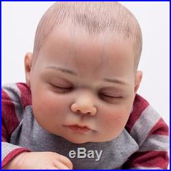 20 Soft Vinyl Realistic Handmade Reborn Baby Sleeping Doll Lifelike Newborn