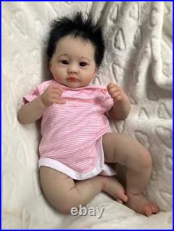 20in Artist Handmade Reborn Baby Dolls Weighted Asian Boy Lifelike Birthday Gift