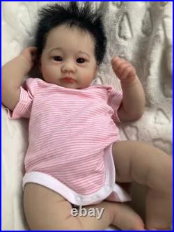 20in Artist Handmade Reborn Baby Dolls Weighted Asian Boy Lifelike Birthday Gift