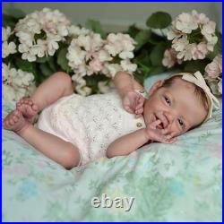 20in Pascale Reborn Baby Girl Full Body Silicone Lifelike Doll Gift for Kids