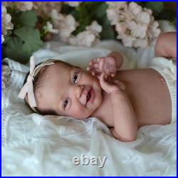 20in Pascale Reborn Baby Girl Full Body Silicone Lifelike Doll Gift for Kids