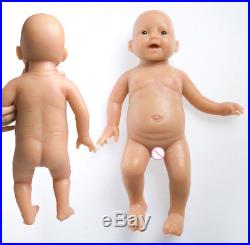 20inch/4kg IVITA Silicon Lifelike Cute Reborn Vinyl Baby Girl Doll Full Body New