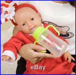 20inch/4kg IVITA Silicon Lifelike Cute Reborn Vinyl Baby Girl Doll Full Body New