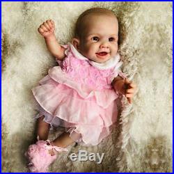 20inch Full Body Waterproof Real Soft Silicone Reborn Baby Doll Newborn Girl Toy