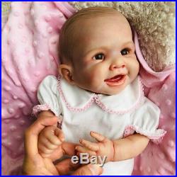 20inch Full Body Waterproof Real Soft Silicone Reborn Baby Doll Newborn Girl Toy