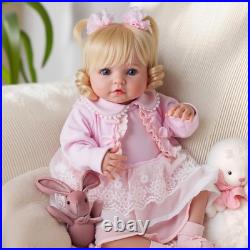 20inch Realistic Baby Doll Girl, Reborn Baby Dolls with Soft Vinyl Limbs and