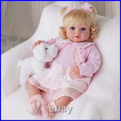 20inch Realistic Baby Doll Girl, Reborn Baby Dolls with Soft Vinyl Limbs and