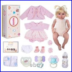 20inch Realistic Baby Doll Girl, Reborn Baby Dolls with Soft Vinyl Limbs and