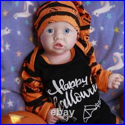21 Full Silicone Reborn Baby Cute Realistic Baby Girl Doll Holiday Gifts