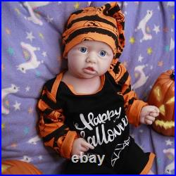 21 Full Silicone Reborn Baby Cute Realistic Baby Girl Doll Holiday Gifts