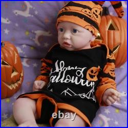 21 Full Silicone Reborn Baby Cute Realistic Baby Girl Doll Holiday Gifts