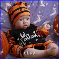 21 Full Silicone Reborn Baby Cute Realistic Baby Girl Doll Holiday Gifts