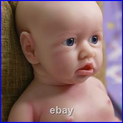 21 Full Silicone Reborn Baby Cute Realistic Baby Girl Doll Holiday Gifts