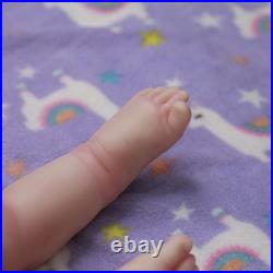 21 Full Silicone Reborn Baby Cute Realistic Baby Girl Doll Holiday Gifts