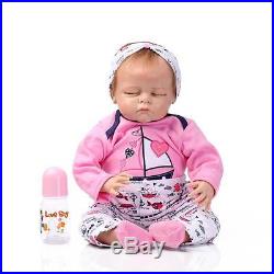 21 Lifelike SOFT SOLID silicone Reborn Girl Baby Realistic Newborn Baby Doll