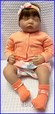 21 Realistic Reborn Baby Dolls Vinyl Silicone Newborn Doll Pouty Face Dimples