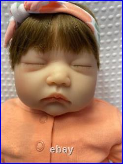 21 Realistic Reborn Baby Dolls Vinyl Silicone Newborn Doll Pouty Face Dimples