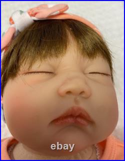 21 Realistic Reborn Baby Dolls Vinyl Silicone Newborn Doll Pouty Face Dimples