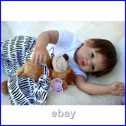 21'' Toddler Realistic Handmade Reborn Dolls Newborn Lifelike Baby Boy Doll Gift