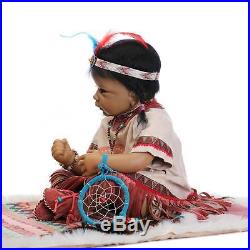 22Girl doll Very popular&rare Native American Indian reborn baby