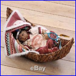 22Girl doll Very popular&rare Native American Indian reborn baby