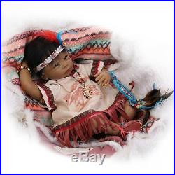 22Girl doll Very popular&rare Native American Indian reborn baby