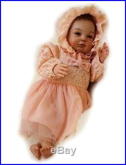 22 100% Handmade Life like Reborn Baby Doll Girl Newborn Soft Vinyl silicone