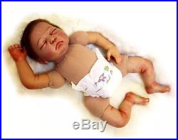 22 100% Handmade Life like Reborn Baby Doll Girl Newborn Soft Vinyl silicone