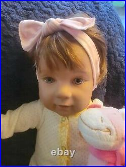 22 1976 Pat Secrist Reborn Baby Doll. Lifelike. Realistic. Vinyl & Cloth Body