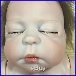 22 Full Body Silicone Reborn Sleeping Boy Doll Vinyl Lifelike Newborn Baby