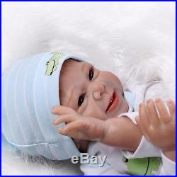 22'' Handmade Lifelike Baby Boy Girl Silicone Vinyl Reborn Newborn Doll +Clothes