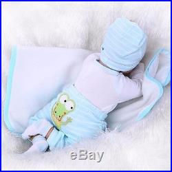 22'' Handmade Lifelike Baby Boy Girl Silicone Vinyl Reborn Newborn Doll +Clothes