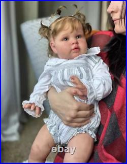 22 Handmade Reborn Baby Dolls Rooted Hair Realistic Toddler Girl Ellie Toy GIFT 22 Handmade Reborn Baby Dolls Rooted Hair Realistic Toddler Girl Ellie Toy GIFT