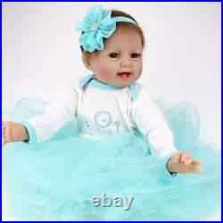 22 Handmade Reborn Dolls Realistic Twins Toddler Girl+Boy Newborn Babies Gifts