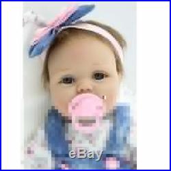22 Handmade Silicone Vinyl Reborn Doll Gift Baby Dolls Lifelike Baby Newborn