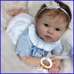 22 Inch Realistic Reborn Baby Dolls Vinyl Silicone Newborn Doll Soft Body