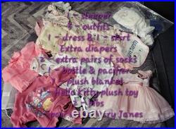 22 Inch Reborn Baby Dolls Full Vinyl Body Girl Waterproof Realistic Toddler Gift