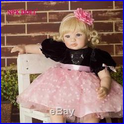 22 Inch Silicone Reborn Baby Dolls Soft Cloth Body Baby Alive Fashion Dolls Toys