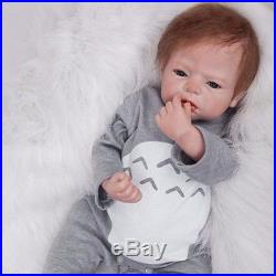 22''Lifelike Layette Baby Girl Doll Silicone Reborn Newborn Dolls -USA Shipping