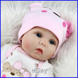 22'' Lifelike Newborn Silicone Vinyl Reborn Gift Baby Doll Handmade Reborn Dolls
