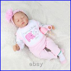 22 Lifelike Reborn Baby Dolls Twins Soft Vinyl Silicone Newborn Babies Boy&Girl