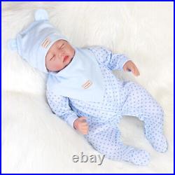 22 Lifelike Reborn Baby Dolls Twins Soft Vinyl Silicone Newborn Babies Boy&Girl