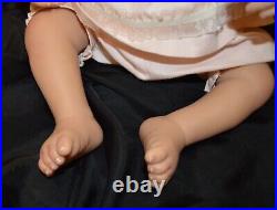 22 Look Real Silicone Vinyl Newborn Girl Baby Doll Blonde Curl Hair Brown Eyes 22 Look Real Silicone Vinyl Newborn Girl Baby Doll Blonde Curl Hair Brown Eyes
