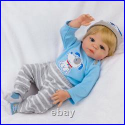 22 Real Realistic Reborn Baby Boy Full Body Vinyl Silicone Dolls Newborn Gifts