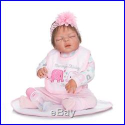 22 Realistic Handmade Reborn Baby Doll Girl Newborn Lifelike Vinyl Silicone
