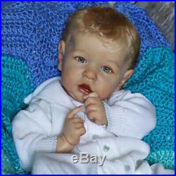 22 Reborn Baby Doll Boy Jeremy Edition Realistic Newborn Doll Silicone Vinyl