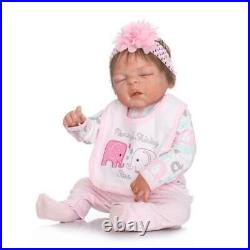 22 Reborn Baby Doll Full Body Vinyl Silicone Lifelike Anatomically Correct Girl