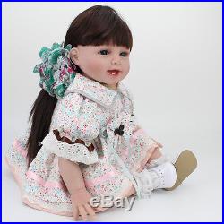22 Reborn Baby Dolls Real Life Soft Vinyl Silicone Baby Girl Doll +Clothes