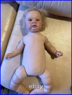 22 Reborn Baby Dolls Soft Body Toddler Newborn Doll Handmade Used 3220gr