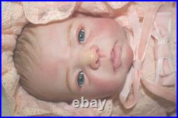 22'' Reborn Baby girl Doll soft Silicone Vinyl likelife Newborn bebe toys gift